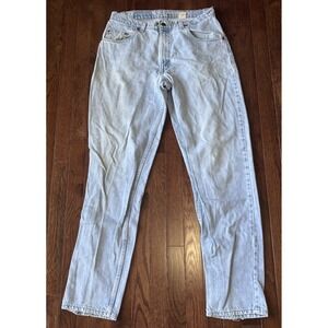 Levis 560 Jeans Mens 34x34 Light Wash Loose Fit Tapered Leg 90s VTG USA